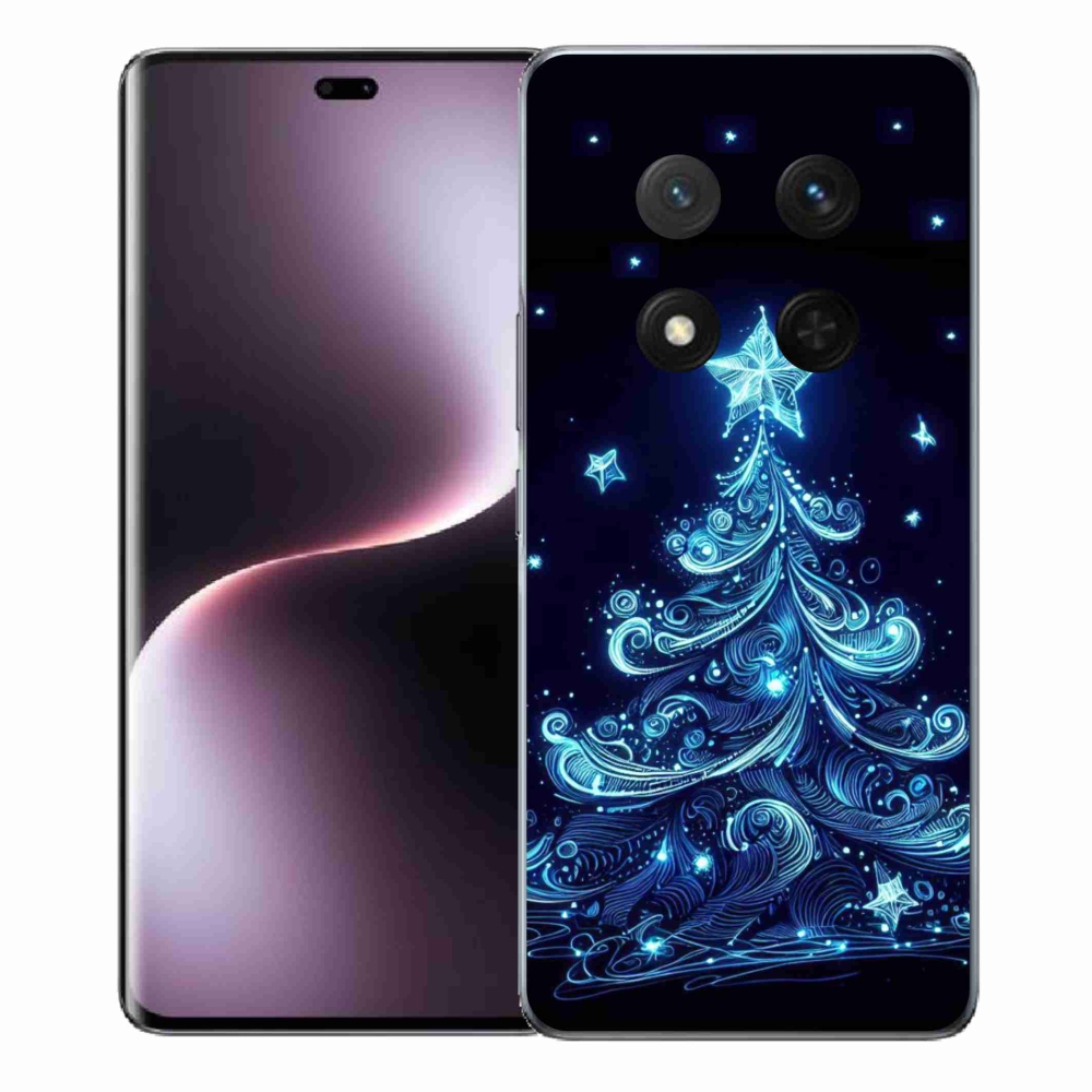 Gelový kryt mmCase na Honor Magic 7 Lite 5G - neonový vánoční stromek 4