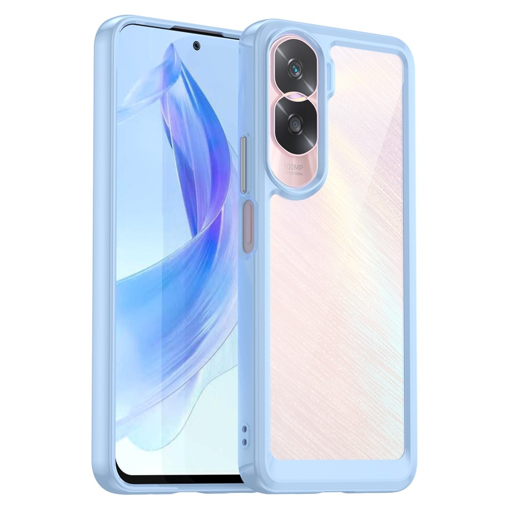 Gelový obal s pevnými zády na Honor 90 Lite - modrý