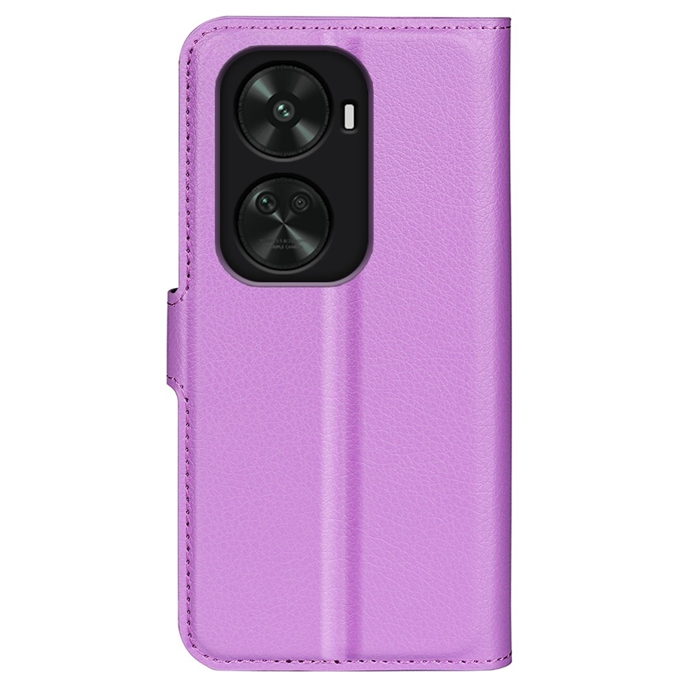 Litchi knížkové pouzdro na Huawei Nova 12 SE - fialové