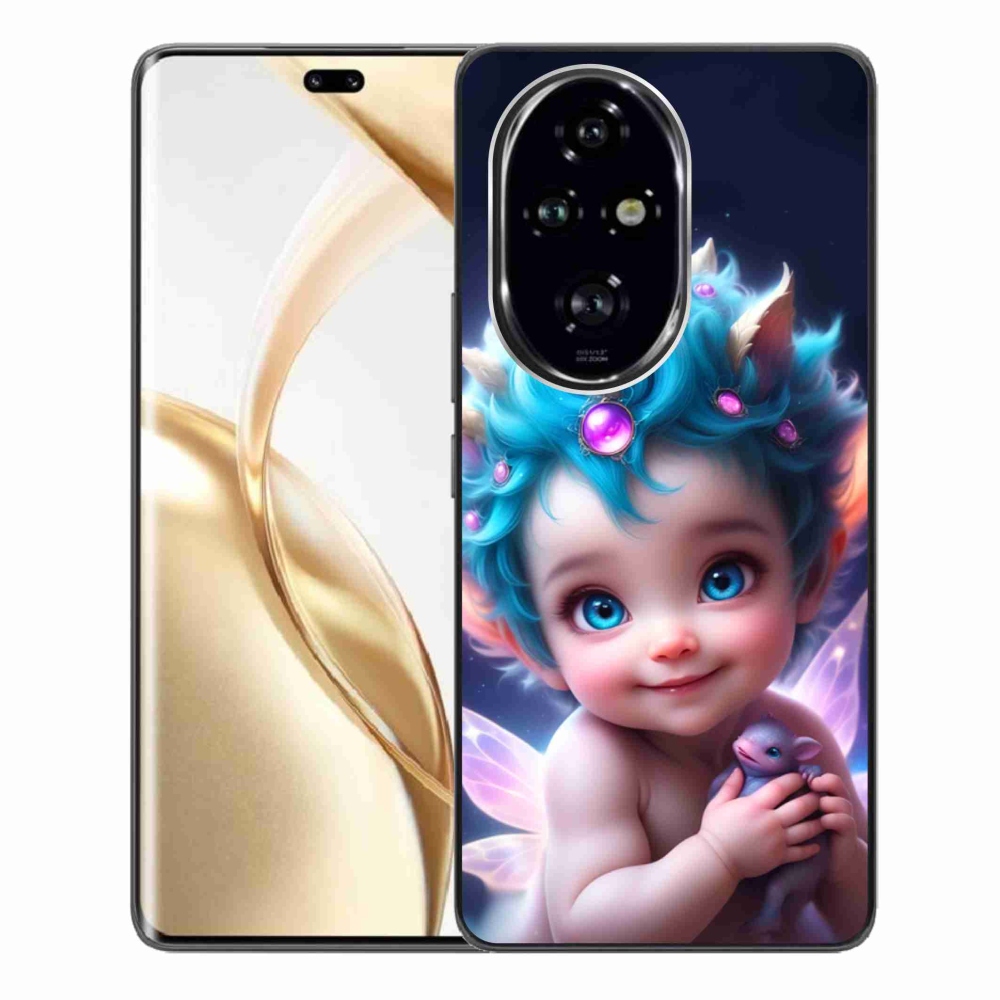 Gelový kryt mmCase na Honor 200 Pro 5G - dítě s motýlími křídly