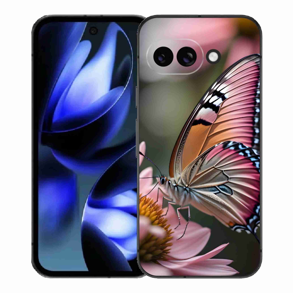 Gelový kryt mmCase na Google Pixel 9a - barevný motýl