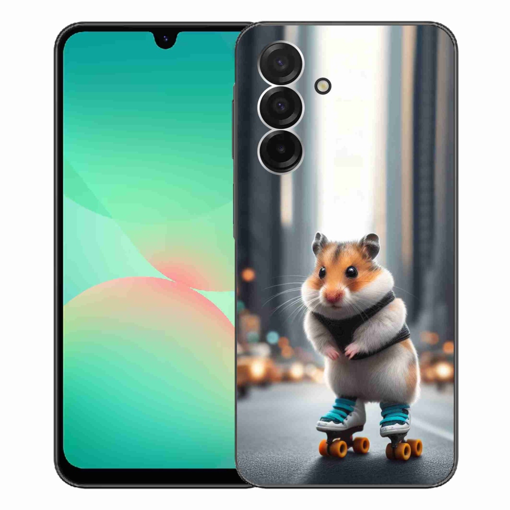 Gelový kryt mmCase na Samsung Galaxy A26 5G - křeček na bruslích