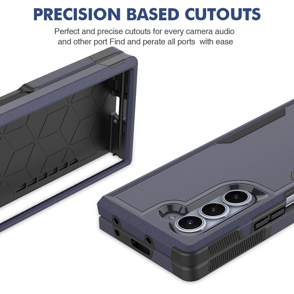 Case plastový kryt na Samsung Galaxy Z Fold6 5G - tmavěmodrý