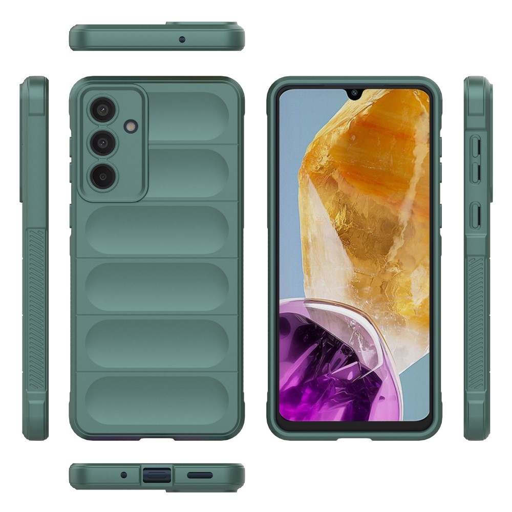 Rugg odolný gelový obal na Samsung Galaxy M55 5G - zelený