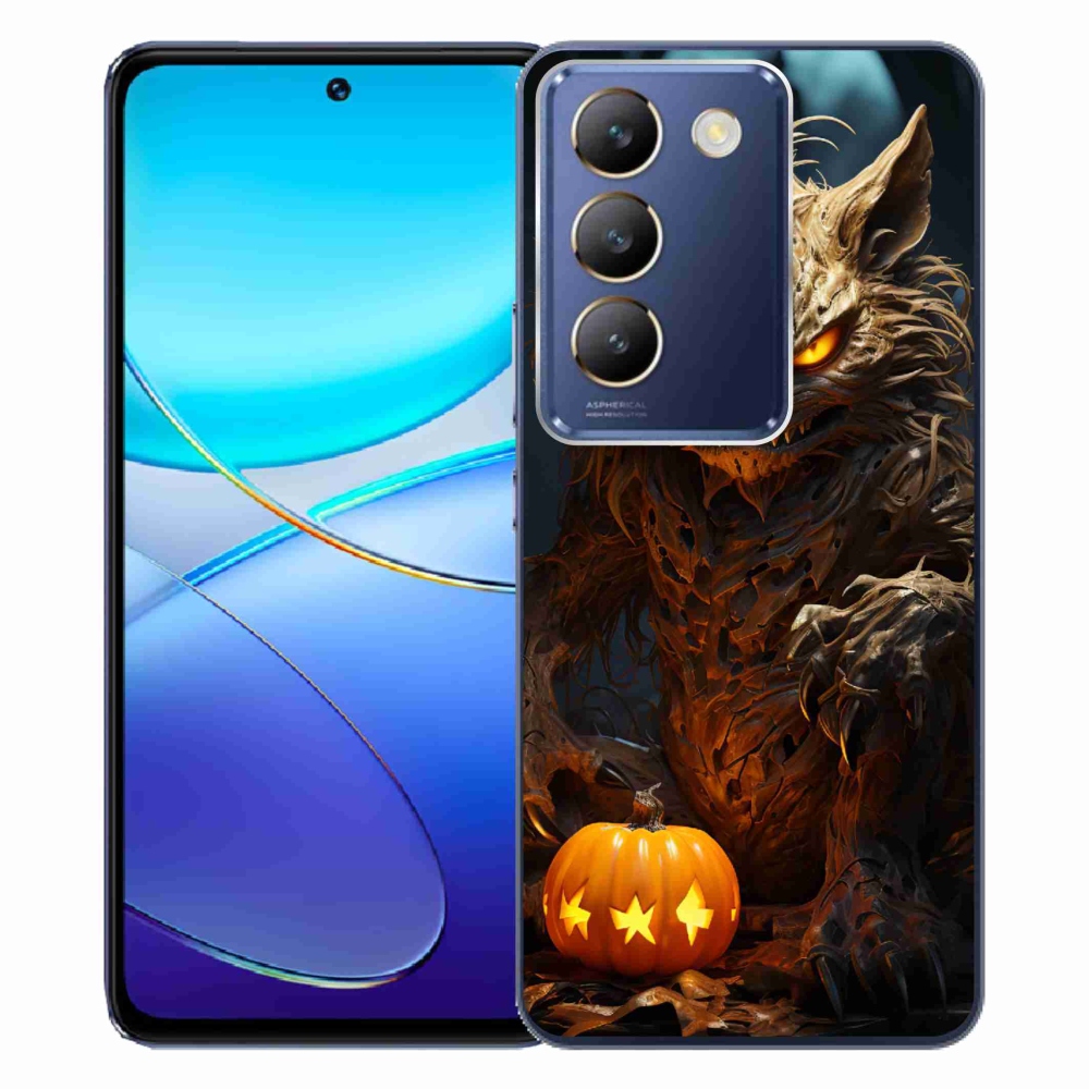 Gelový kryt mmCase na Vivo V40 SE 4G/5G - halloweenská příšera