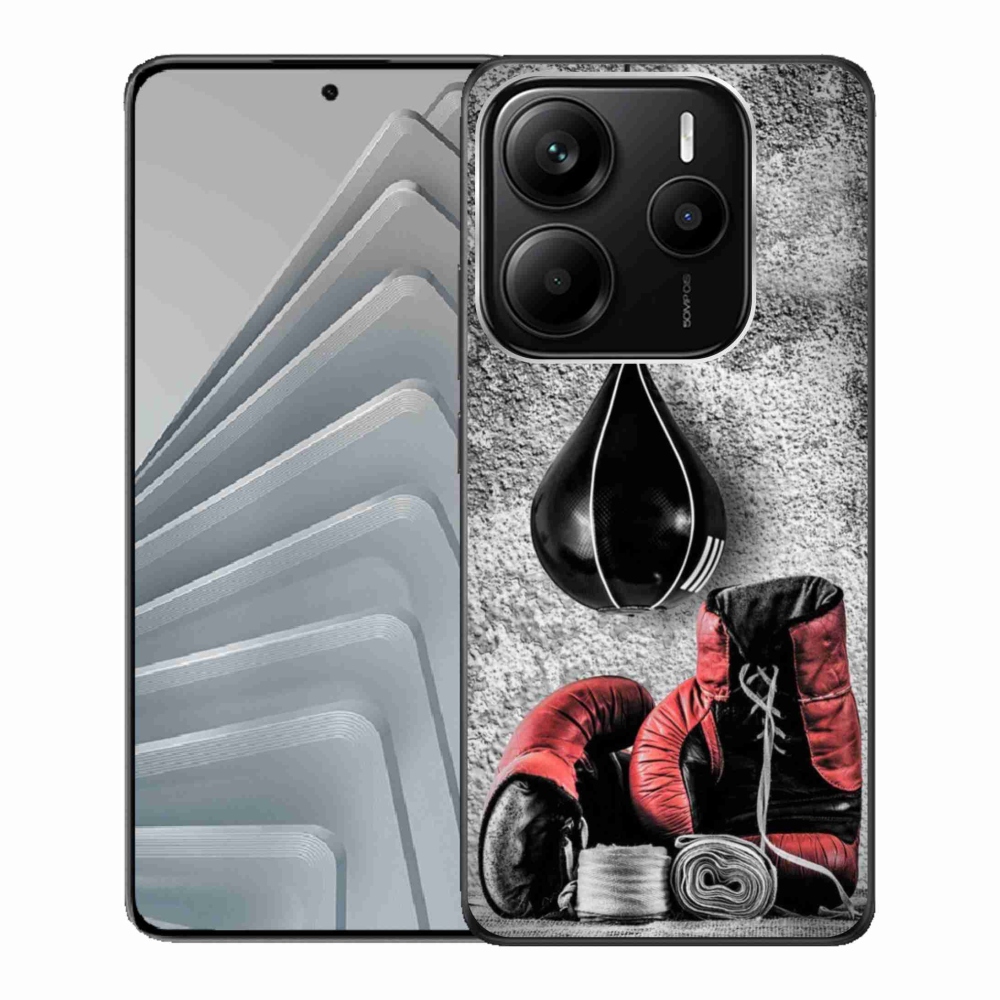 Gelový kryt mmCase na Xiaomi Redmi Note 14 5G - boxovací pytel a rukavice
