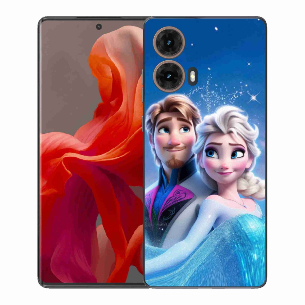 Gelový kryt mmCase na Motorola Moto G85 5G - ledové království 1