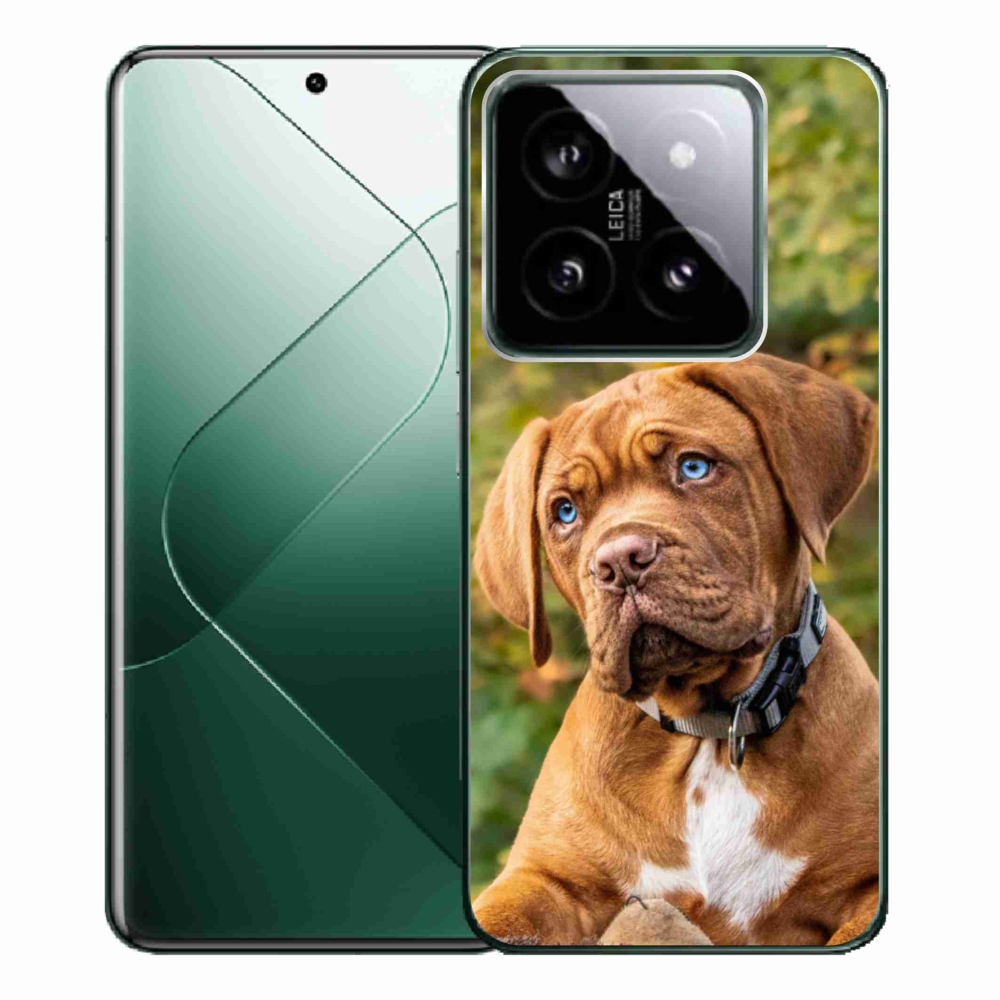 Gelový kryt mmCase na Xiaomi 14 Pro - štěně 