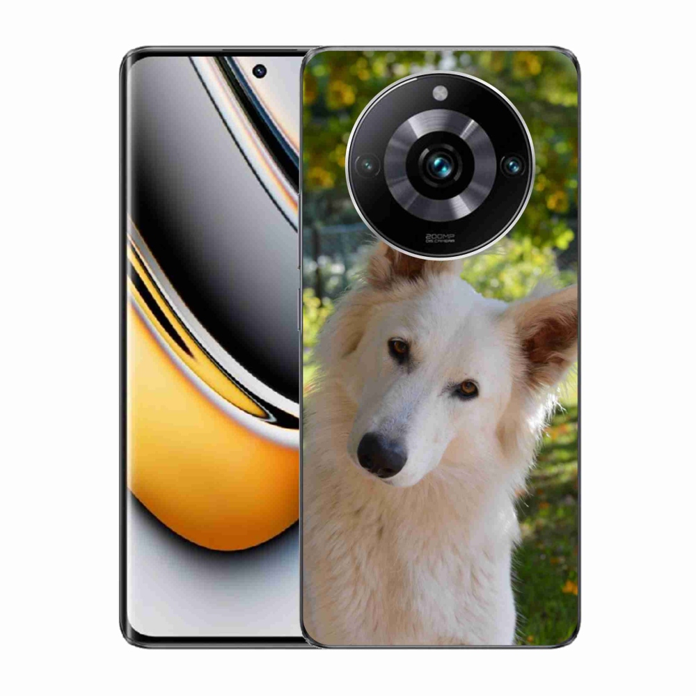 Gelový kryt mmCase na Realme 11 Pro/11 Pro+ - bílý švýcarský ovčák 1