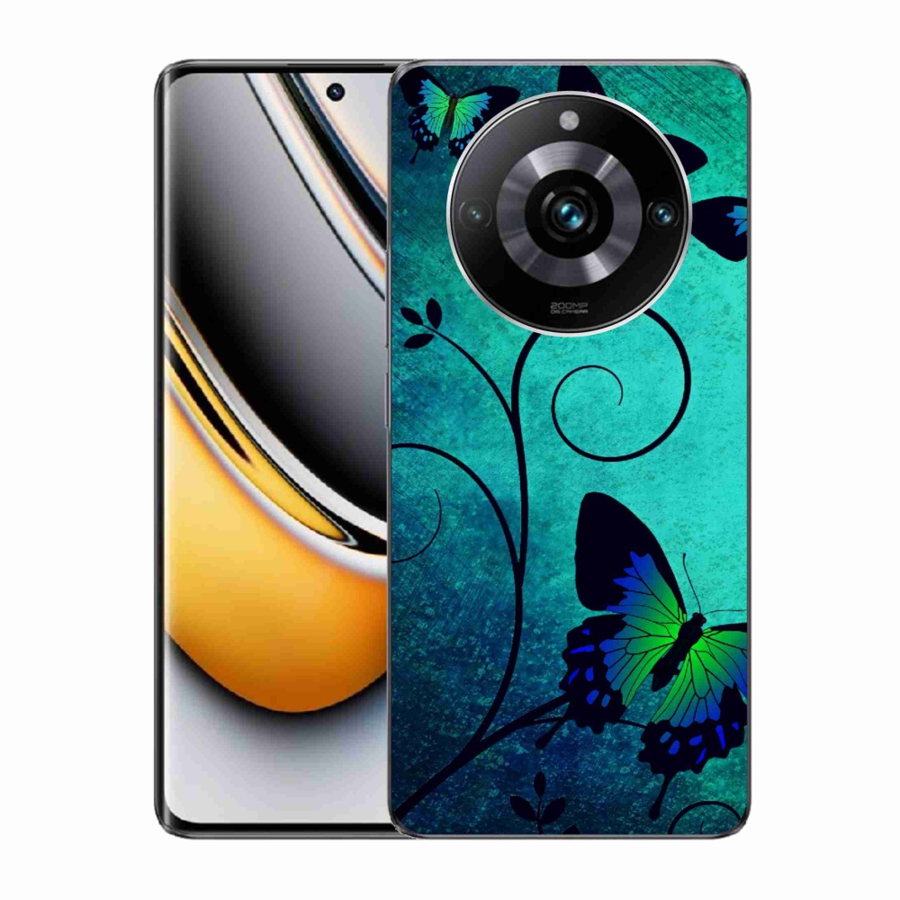 Gelový kryt mmCase na Realme 11 Pro/11 Pro+ - barevní motýli