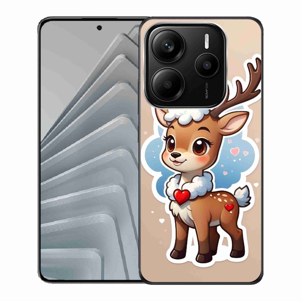 Gelový kryt mmCase na Xiaomi Redmi Note 14 5G - kreslený sob