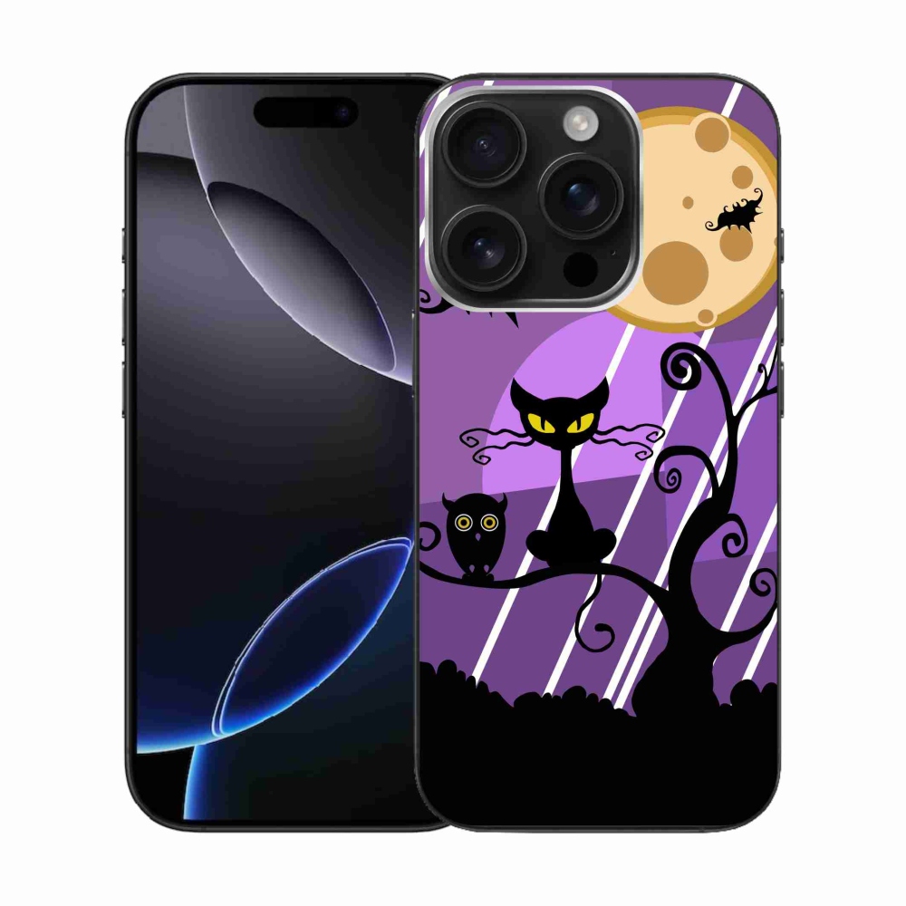 Gelový kryt mmCase na iPhone 16 Pro - halloween