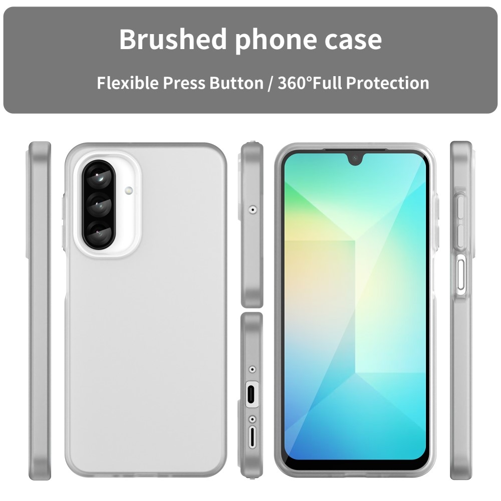 Candys matný gelový obal na Samsung Galaxy A26 5G - bílý