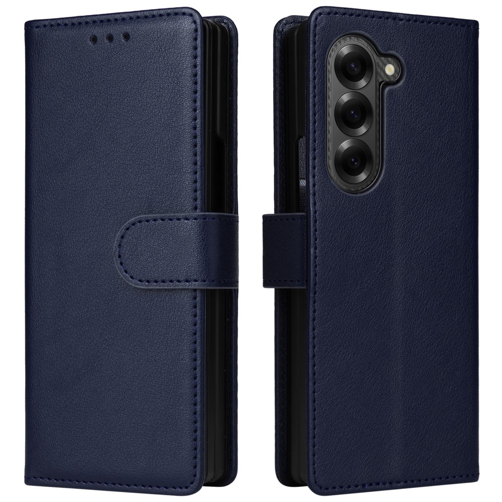 Wallet knížkové pouzdro na Samsung Galaxy Z Fold6 5G - modré