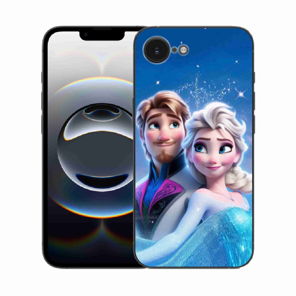 Gelový kryt mmCase na iPhone 16e - ledové království 1