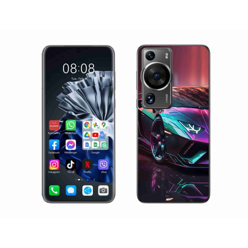 Gelový kryt mmCase na Huawei P60 Pro - auto 8
