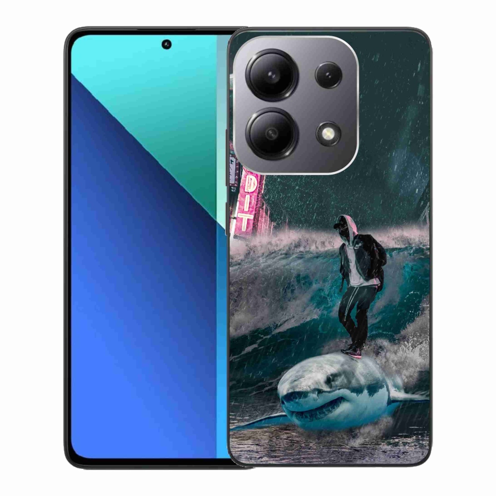 Gelový kryt mmCase na Xiaomi Redmi Note 13 - žralok
