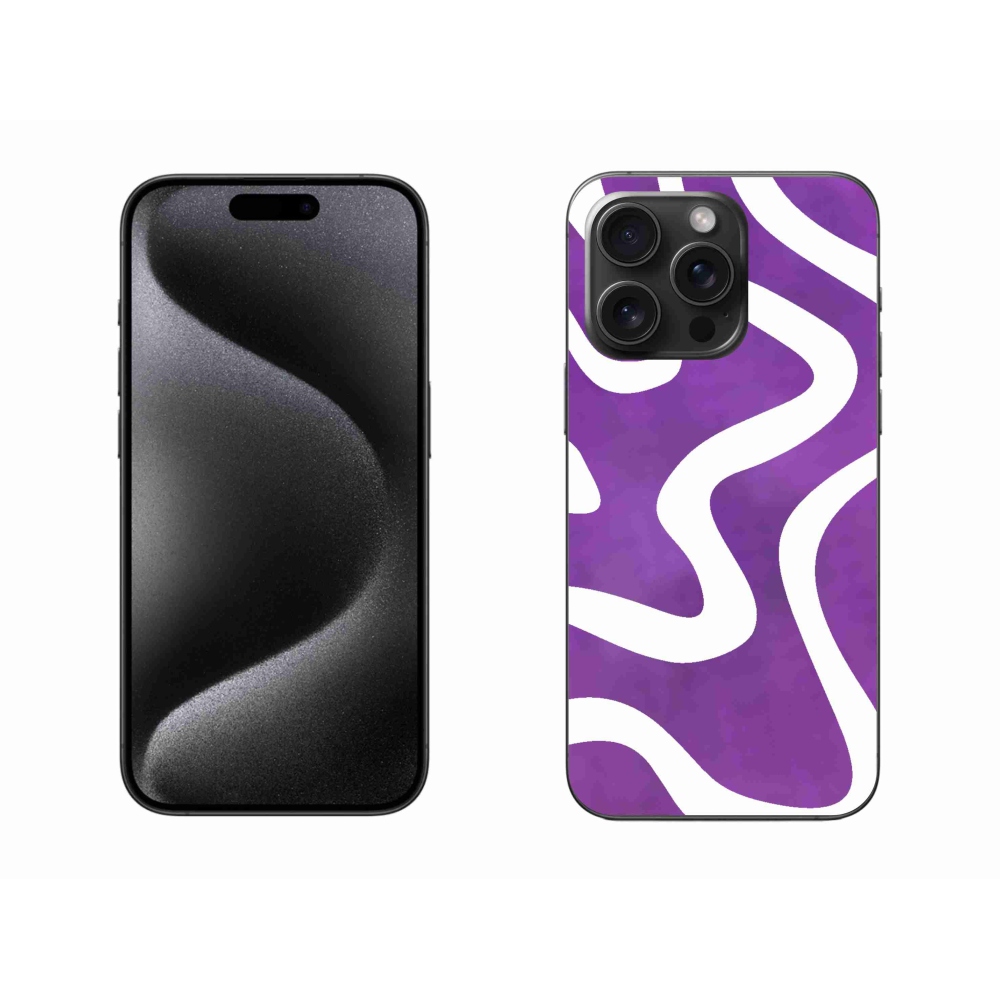 Gelový kryt mmCase na iPhone 15 Pro Max - abstrakt 30