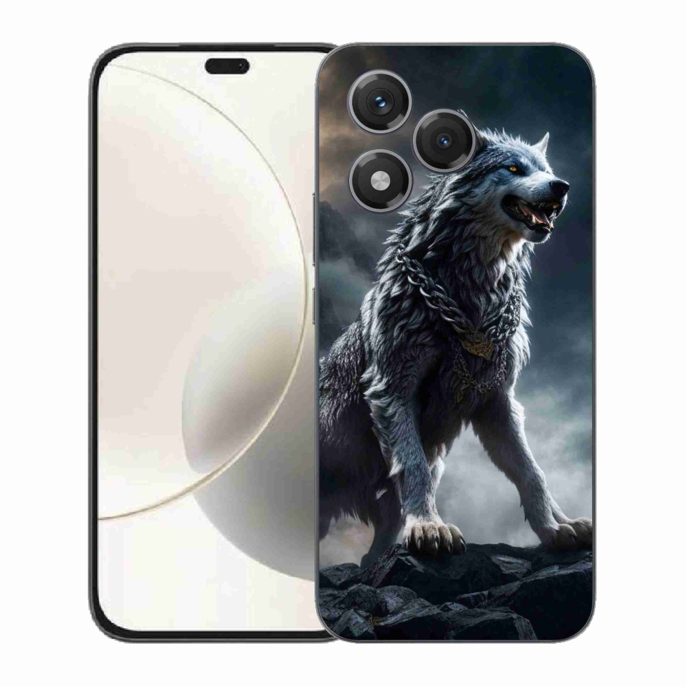 Gelový kryt mmCase na Honor 400 Lite - vlk 1
