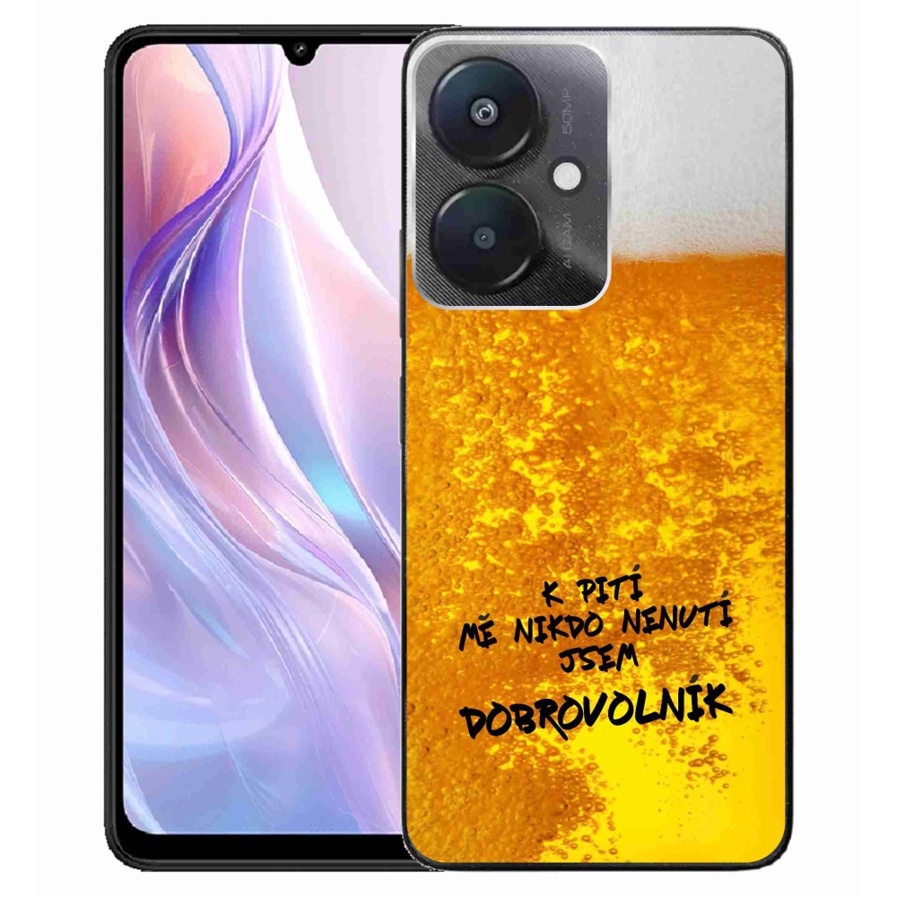 Gelový kryt mmCase na Xiaomi Redmi 13C 5G  - pivní motiv 4