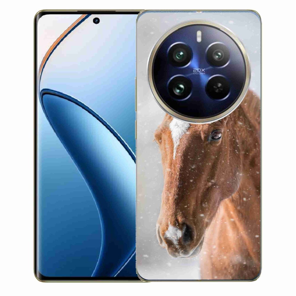 Gelový kryt mmCase na Realme 12 Pro 5G/12 Pro+ 5G - hnědý kůň 2