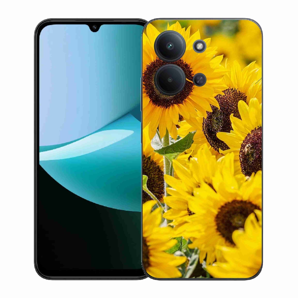Gelový kryt mmCase na Xiaomi Redmi 15C 4G (171mm)/Poco C85 4G (171mm) - slunečnice