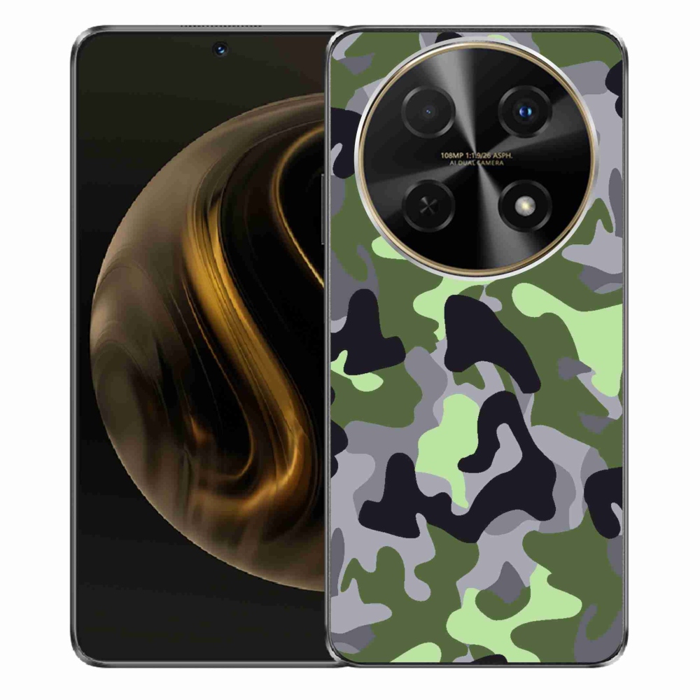 Gelový kryt mmCase na Huawei Nova 12i - maskáčový vzor 7