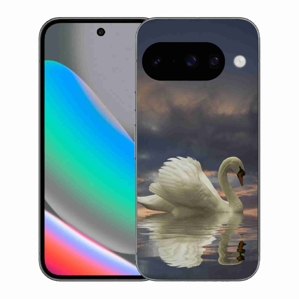 Gelový kryt mmCase na Google Pixel 10 - labuť
