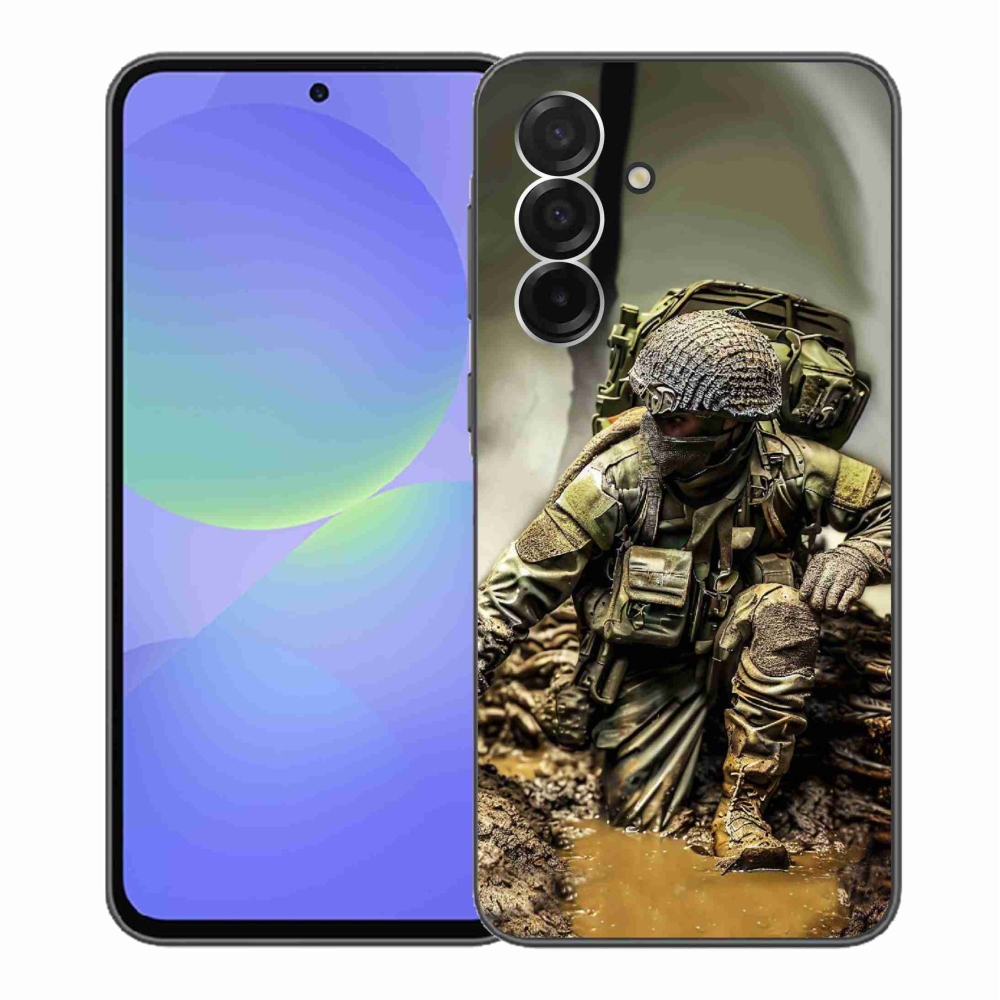 Gelový kryt mmCase na Samsung Galaxy A36 5G - voják
