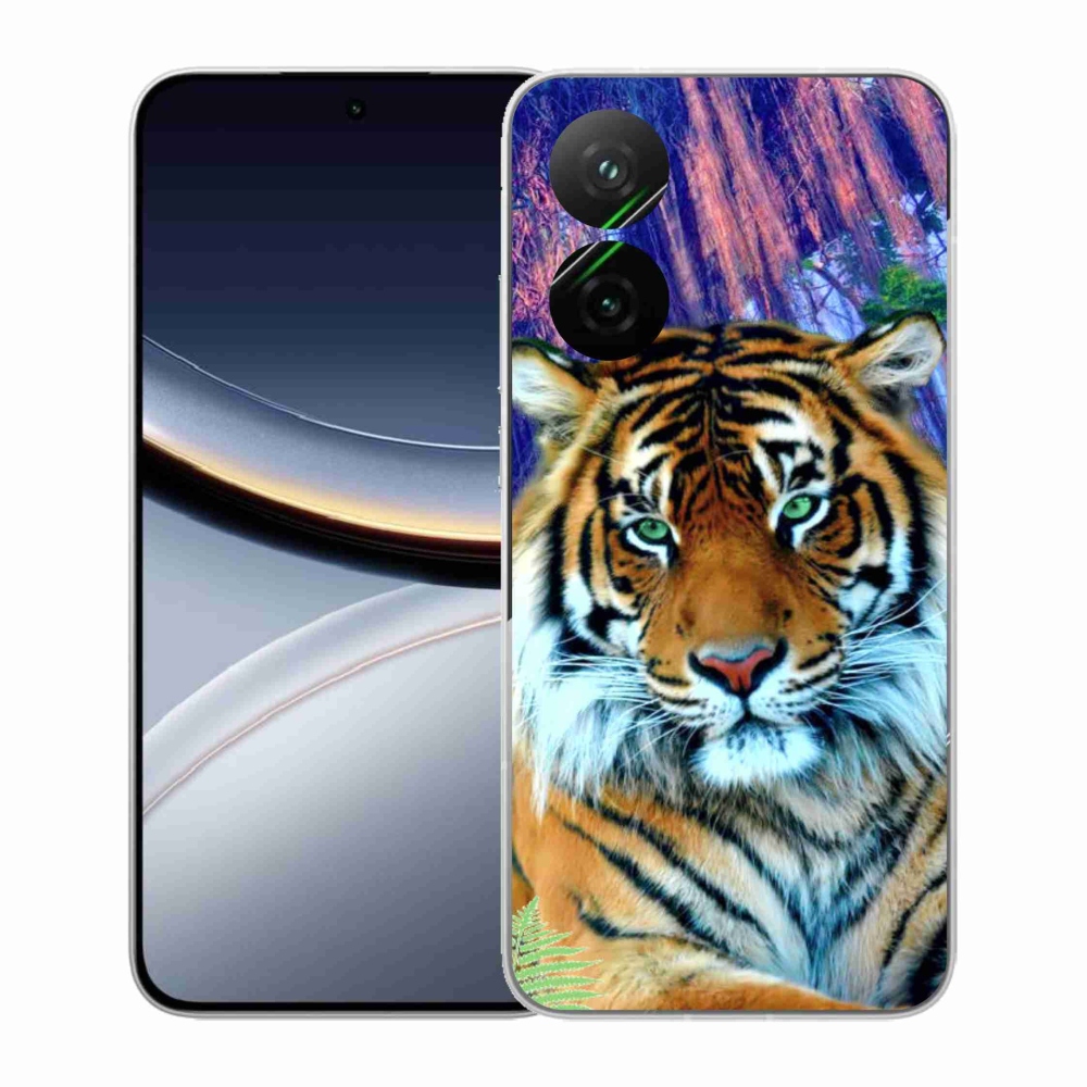 Gelový kryt mmCase na Xiaomi Poco F7 5G - tygr
