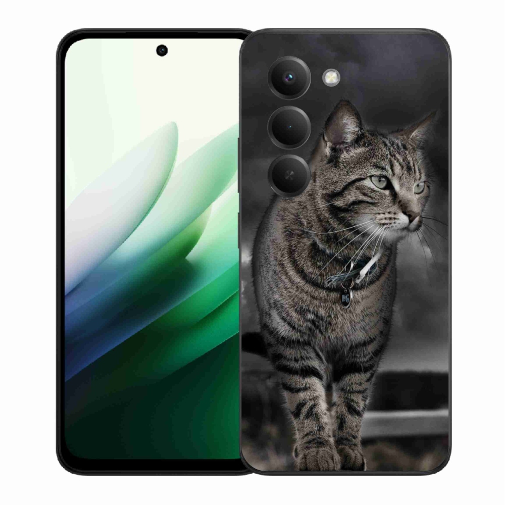 Gelový kryt mmCase na Xiaomi Redmi 15 5G (169mm) - kočka