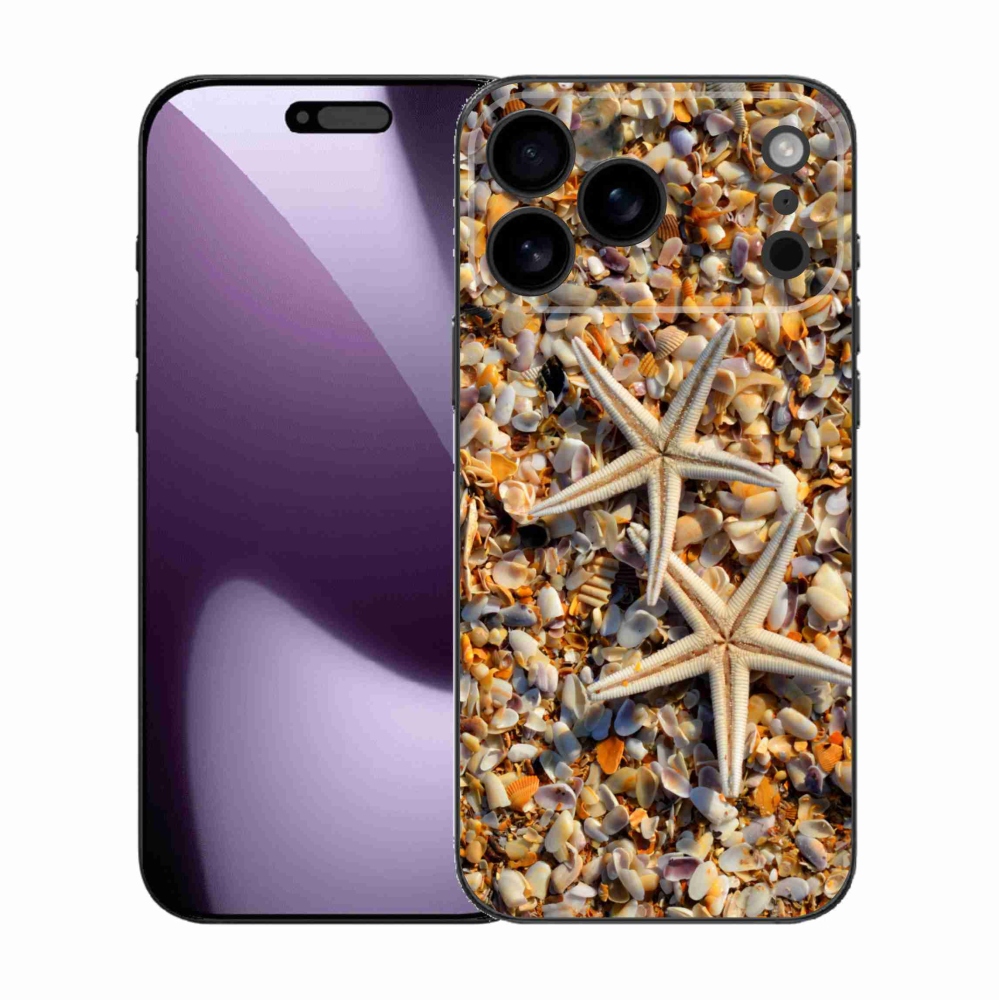 Gelový kryt mmCase na iPhone 17 Pro Max - mořské hvězdice
