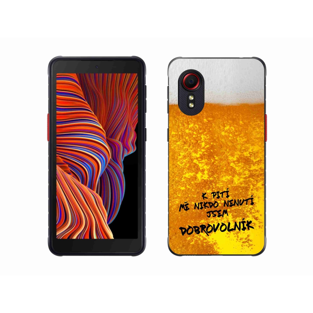 Gelový kryt mmCase na Samsung Galaxy Xcover 5 - pivní motiv 4