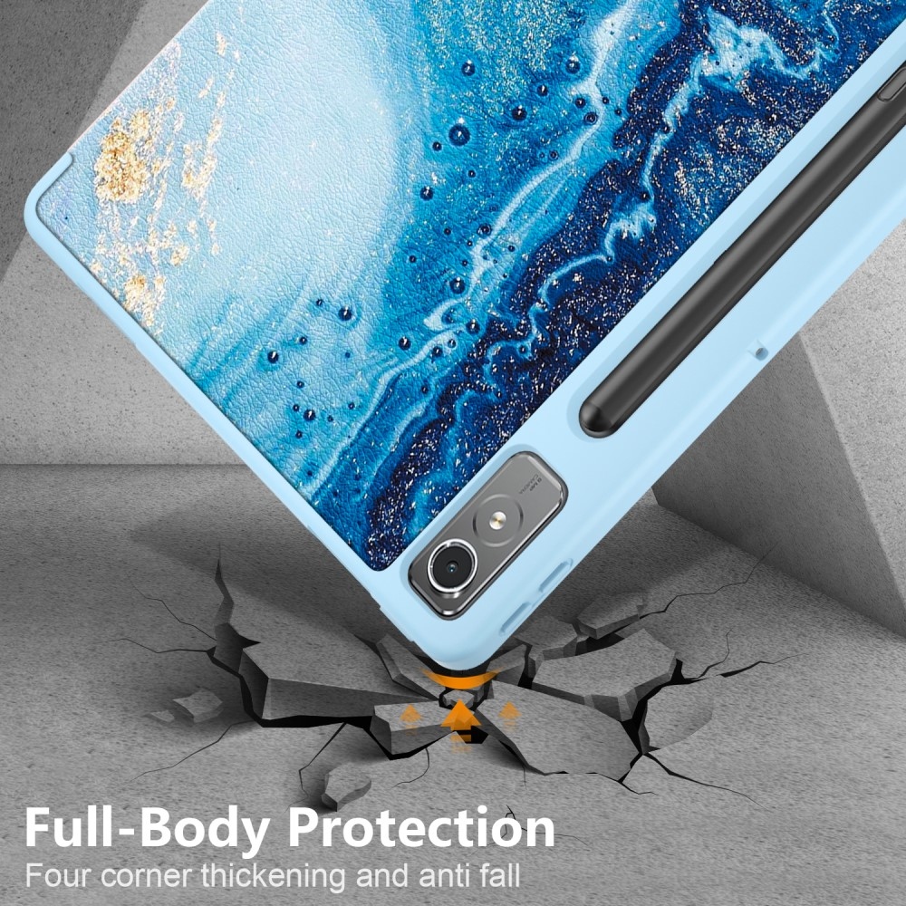 Patte chytré zavírací pouzdro na tablet Lenovo Tab P12 - vlny