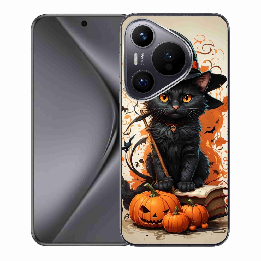 Gelový kryt mmCase na Huawei Pura 70 - kocour čaroděj