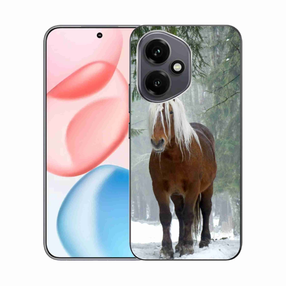 Gelový kryt mmCase na Honor 400 - kůň v lese
