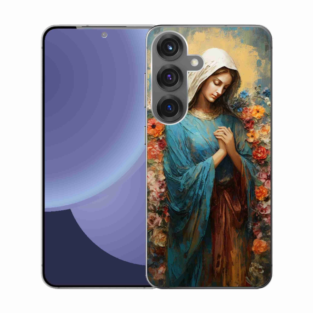 Gelový kryt mmCase na Samsung Galaxy S25 - svatá žena
