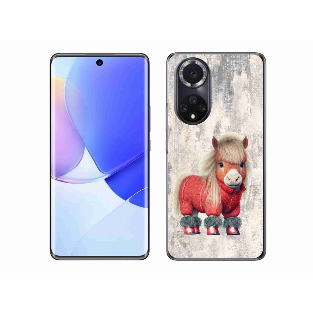 Gelový kryt mmCase na Honor 50 - poník ve svetru