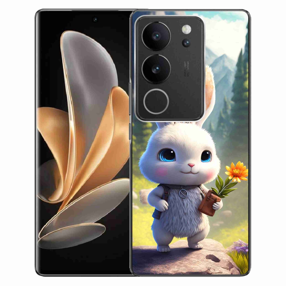 Gelový kryt mmCase na Vivo V29 5G - roztomilý králíček