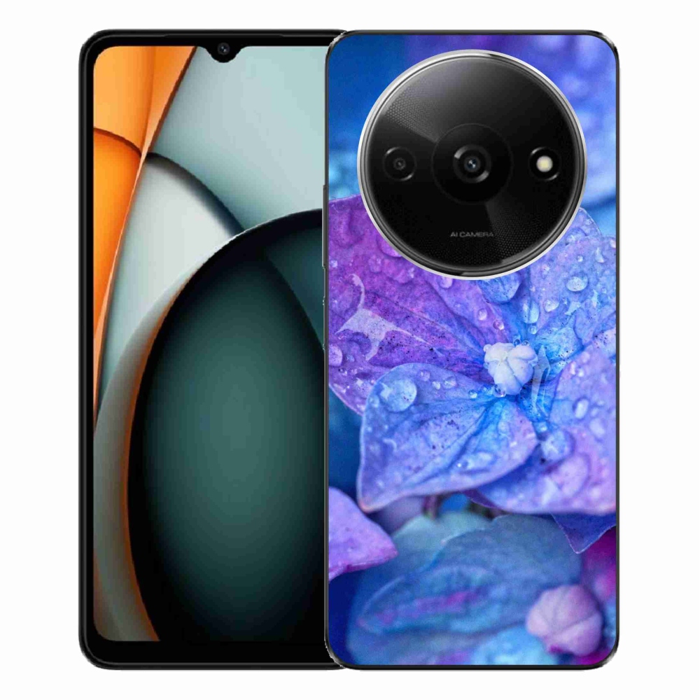Gelový kryt mmCase na Xiaomi Redmi A3 - fialový květ