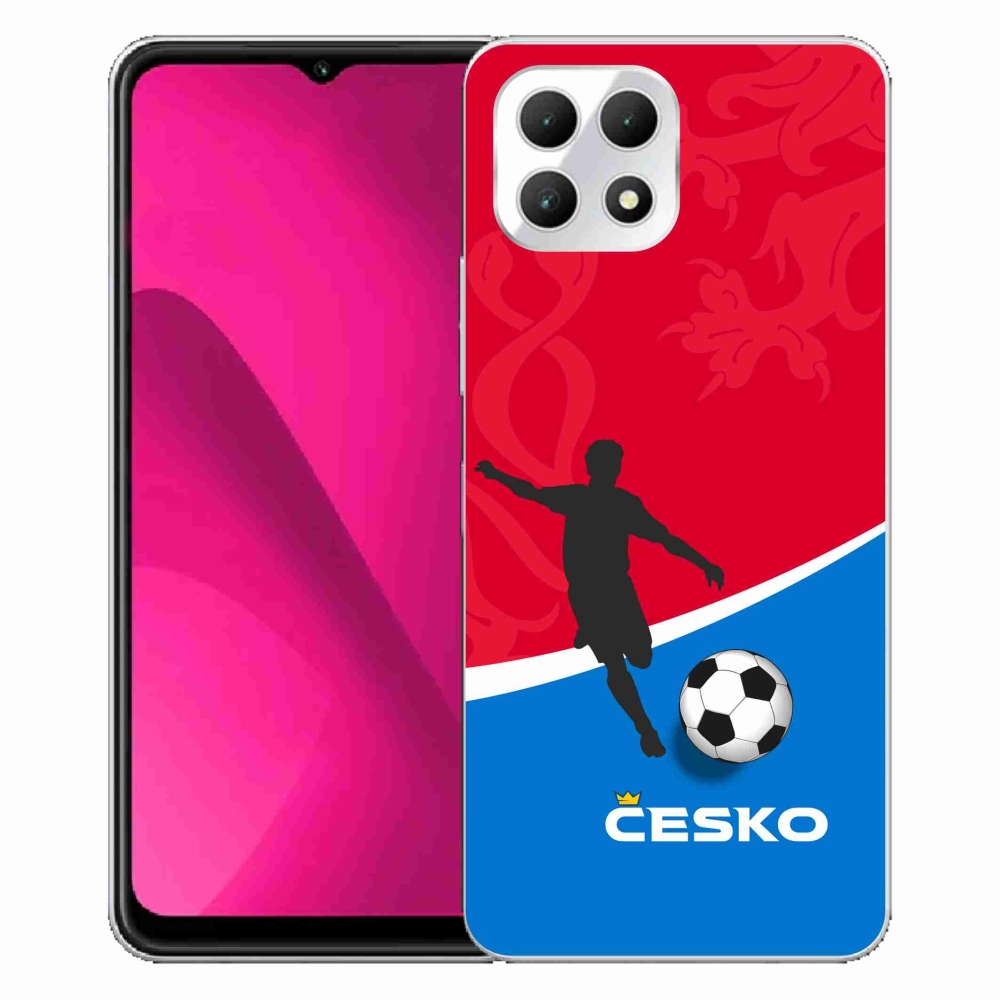 Gelový kryt mmCase na T-Mobile T Phone 2 - fotbal Česko