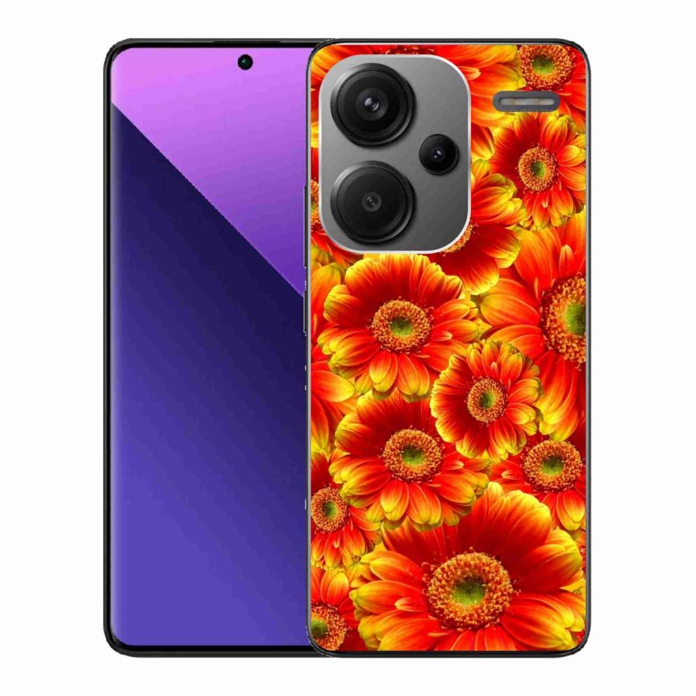 Gelový kryt mmCase na Xiaomi Redmi Note 13 Pro+ 5G - gerbera 1