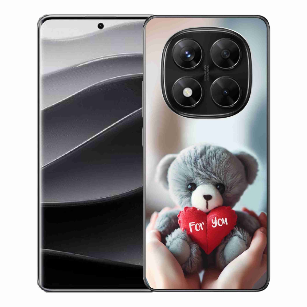 Gelový kryt mmCase na Xiaomi Redmi Note 14 Pro 5G/Poco X7 5G - medvídek pro zamilované
