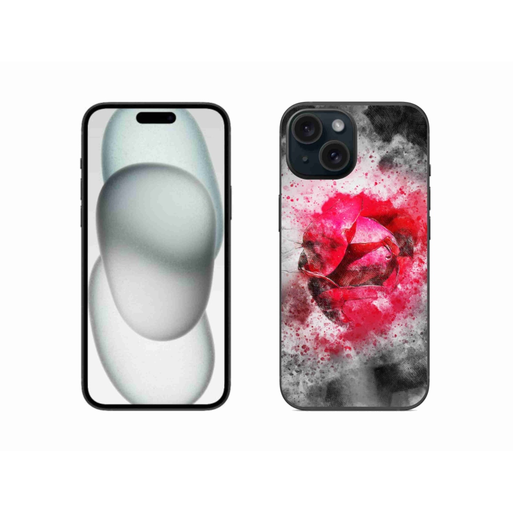 Gelový kryt mmCase na iPhone 15 - abstrakt 9