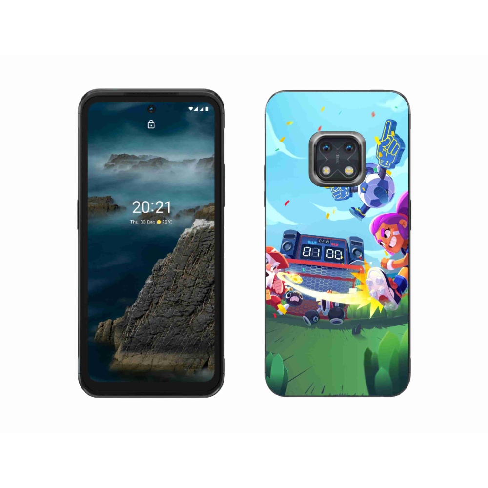 Gelový kryt mmCase na Nokia XR20 - brawl stars 1