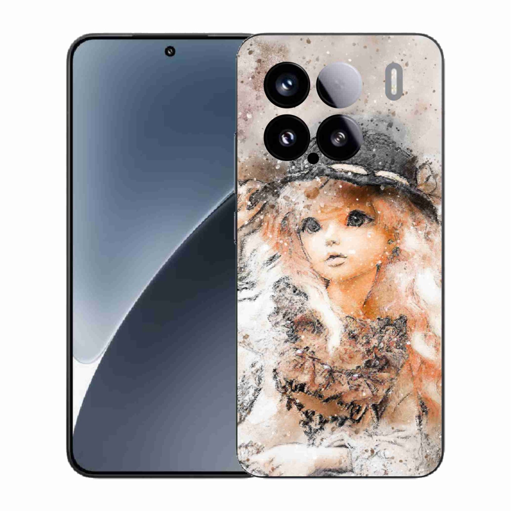 Gelový kryt mmCase na Xiaomi 15 - holčička s kloboukem