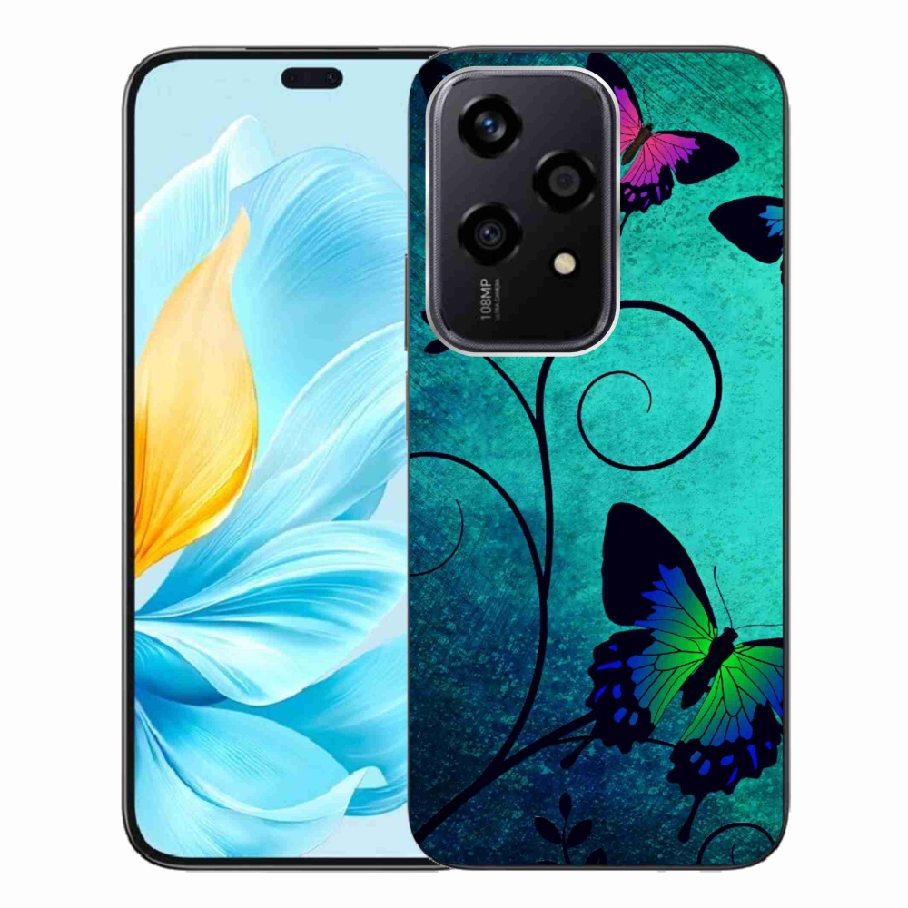 Gelový kryt mmCase na Honor 200 Lite 5G - barevní motýli