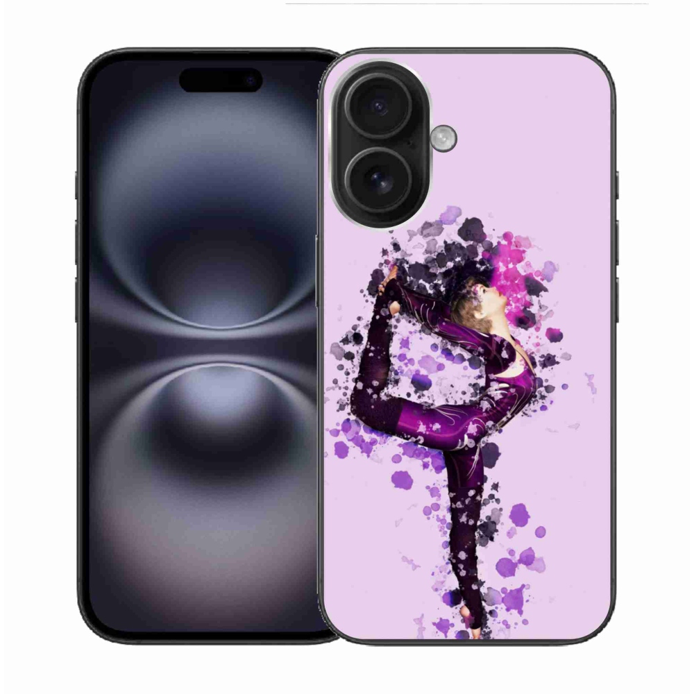 Gelový kryt mmCase na iPhone 16 - baletka