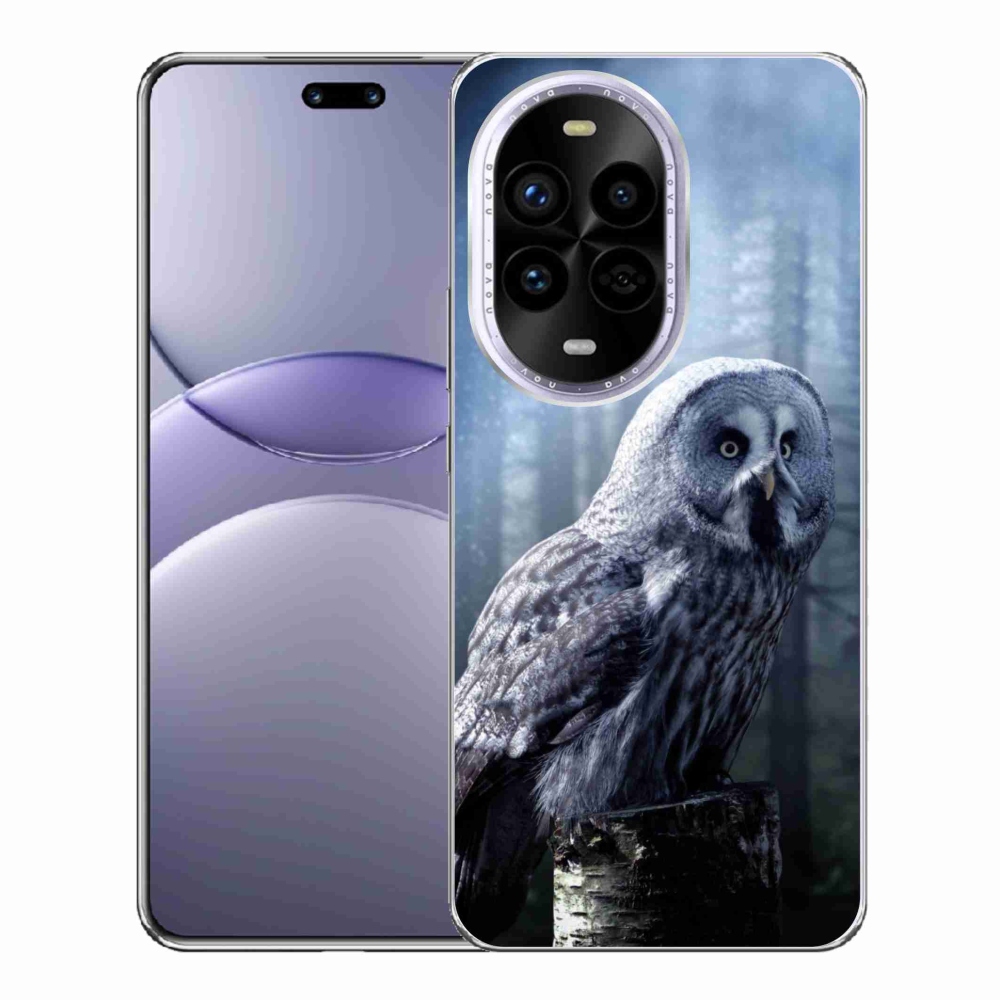 Gelový kryt mmCase na Huawei Nova 13 Pro 5G - sova