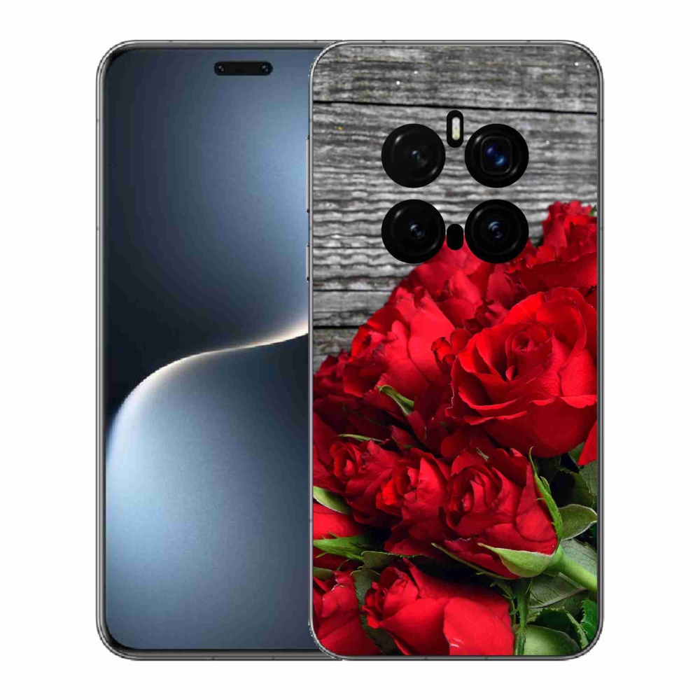 Gelový kryt mmCase na Honor Magic 7 Pro 5G - červené růže